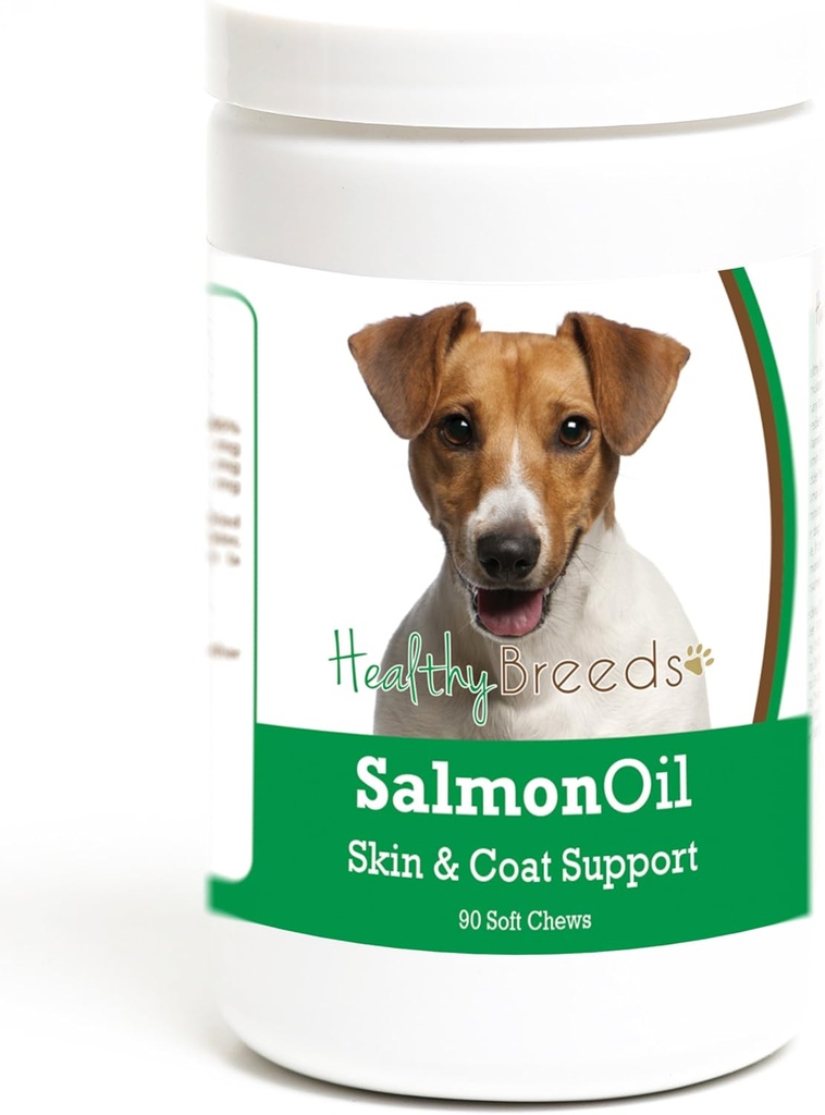 Sehat Breeds Jack Russell Terrier Salmon Oil Soft Chews 90 Count