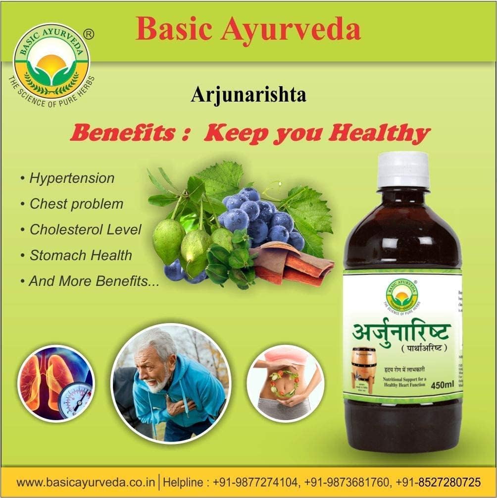 KRISTINA Dasar Ayurveda Arjungarishta Syrup 124; 450ml 124; Hipertensi 124; Masalah Chest 124; Pertahankan Tingkat Cholesterol 124; Herbal Heart Tonic 124; Membuktikan Kehagihan Kesehatan