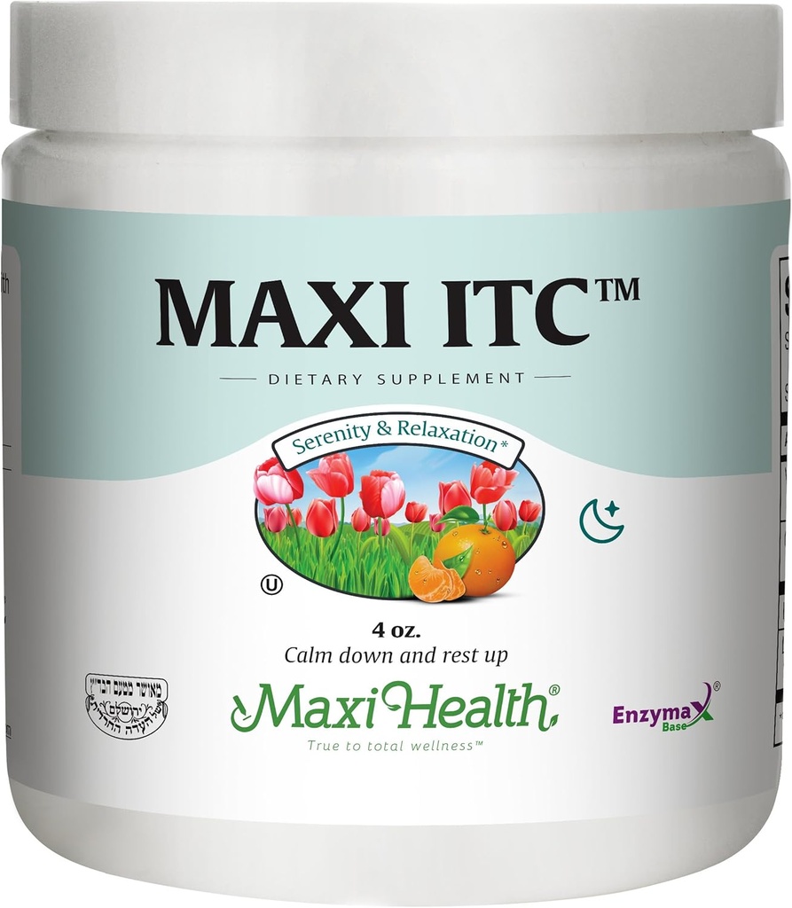 Maxi Health ITC - Inositol - dengan Taurine dan Vitamin C - Calming Formula - 4 Ounce Powder - Kosher