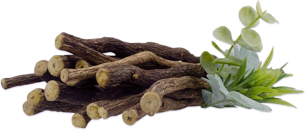 100% Natural Licorice Root Chew Sticks, Strawberry Flavored, Organic, Help Stop Smoking, Whiten Teeth, Freshen Breath and Suppress Appetit