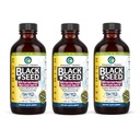 Amazing Herbs Premium Black Seed Oil - Gluten Free, Non GMO, Cold Menekan Nigella Sativa Aids in Digetical Health, Imune Dukungan, Fungsi Otak - 4 Fl Oz (Paket 3)