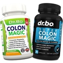 Colon Cleanser Detox Supplemen Kapsul - 15 Hari Colon Cleanse Pil & Probiotic Daily Herbal Cleansing - Supplemen Gerakan Natural Bowel untuk Pergerakan Perut Instinal Bloating Digetical Gut Dukungan