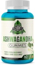 Ashwagandha Gummies - 60 Count - Campuran Berry, KSM-66, Vegan, Plant Based, Non-GMO, Gluten- Free & gelatin Free Relax