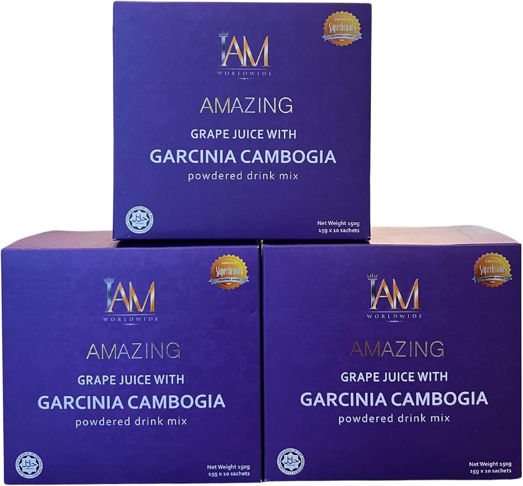 Garcinia Cambogia 124; Amazing Grape Juice Drink 124; 3 kotak