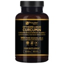 Kurcumin OptisOrl dengan Vitamin D - 60 Liqcaps 124; 185x Turmeric & Curcumin Bioavability - Ultra Bioavability 124; Liquid Capsules dengan 10000mg harian Dosage - UK Manufaktur