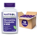 Natrol Glucosamine Chondroitin dan MSM Tablet, 150- Count (Paket 12