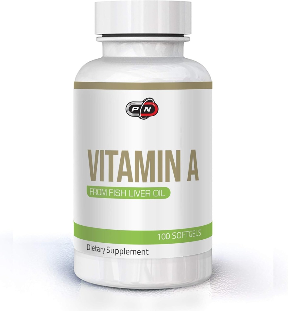 Nutrition murni Vitamin A 10.000 iu 3000 mcg 124; dari Natural Fish Liver Oil 100 Sofgels 124; Dukung Healthy Immune System Bones and Vision 124; None Premium Quality Retinyl Palmitate Kapsul Tambahan