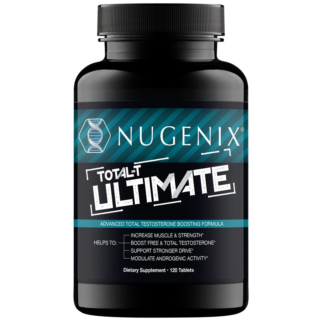 Nugenix Total- T Ultimate - Advanced Free and Total Testosteron Booster for Men - 120 Tablet