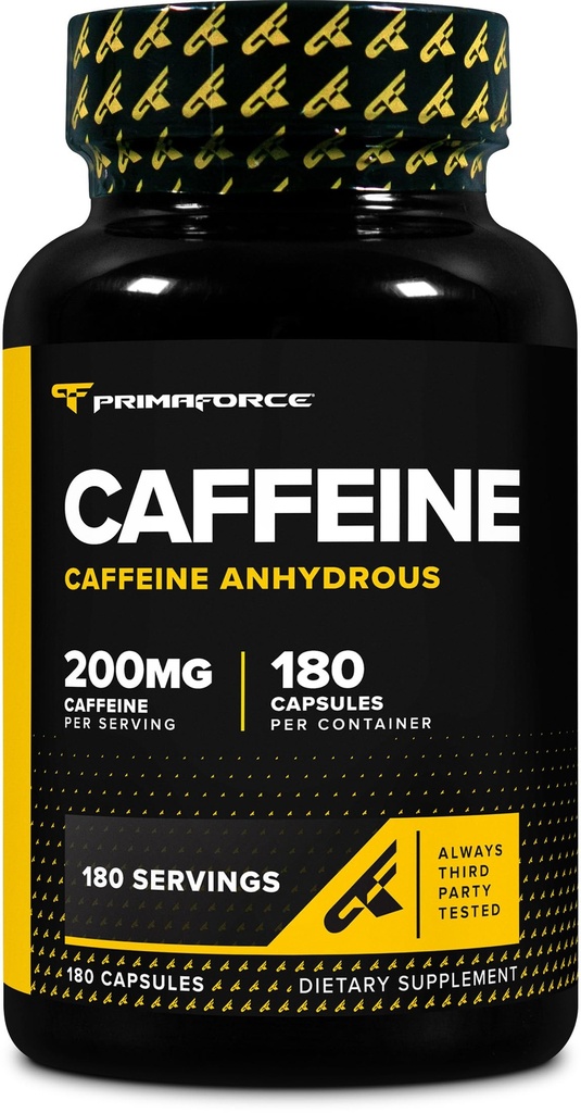 Primaforce Caffeine Pil 200mg, 180 Capsules