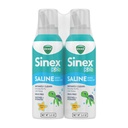 Vicks Sinex, Spray Saline Nasal, Drug Ultra Fine Mist with hint of Aloe, Ages 1 +, Fast Daily Stuffy Nose Relief for Children, Clear Mucus from a Cold or Allergy, 5 OZ x 2