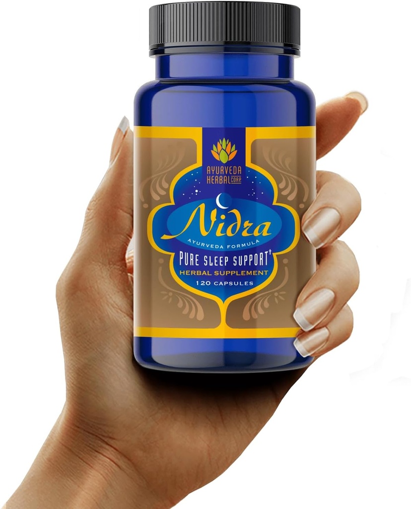 Nidra 100% All-Natural Ayurvedic Herbal Sleep Supplimen-