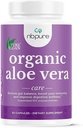 nbpure Organic Aloe Vera, Kembalikan Keseimbangan Gut, Dukungan Kekebalian dan Kelamin Kekal 30, Vegan Capsules