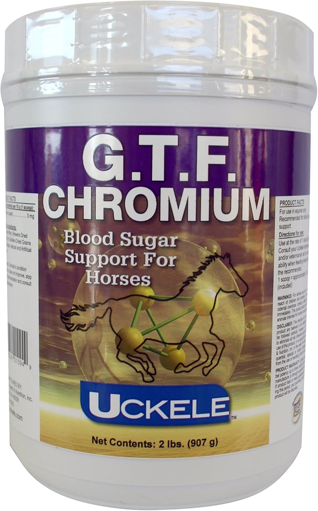 Uckele G.T.F. Chromium Horse Suplemen - Equine Vitamin & Mineral Suplemen - 2 pound (lb)