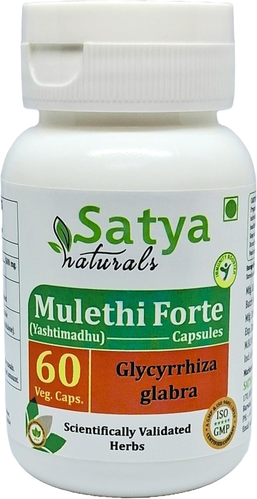 Mulethi Forte Capsules 500 mg. 60 Veg.