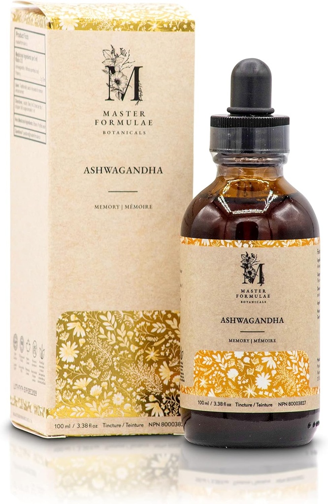 Master Formulae Ashwagandha Root Herbal Tincture 100ml 124; Ekstra Ekstra Ekstra Ekstraksi 124; 100% Natural 124; Tinggi Bioavability
