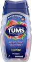 Tums Antax / Kalsium Suplemen, Kekuatan Ekstra 750, Tablet Chewable, Berries Yang Diurutkan 96 tablet oleh TUMS (Versi Asli)
