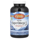 Carlson - Super Omega- 3 Gems, 1200 mg Omega- 3s, Wild Caught, Sustably Soft Gels, 250 buah lembut