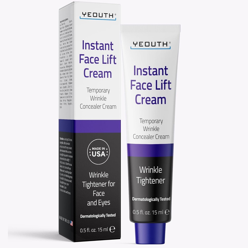 YEOUTH Instant Face Lift Cream, Temporary Skin Tightening Under Eye Cream for Women, Tightening and Lifting Conceaker 15ml