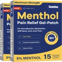 Sumifun Medicated Cold Hot Patches - 30 Count 5% Menthol Extra Relief Pain Patches Powerful Targeted Relief for Simple Bataches, Joint Pain, Stiff Neck, Muscle Sore
