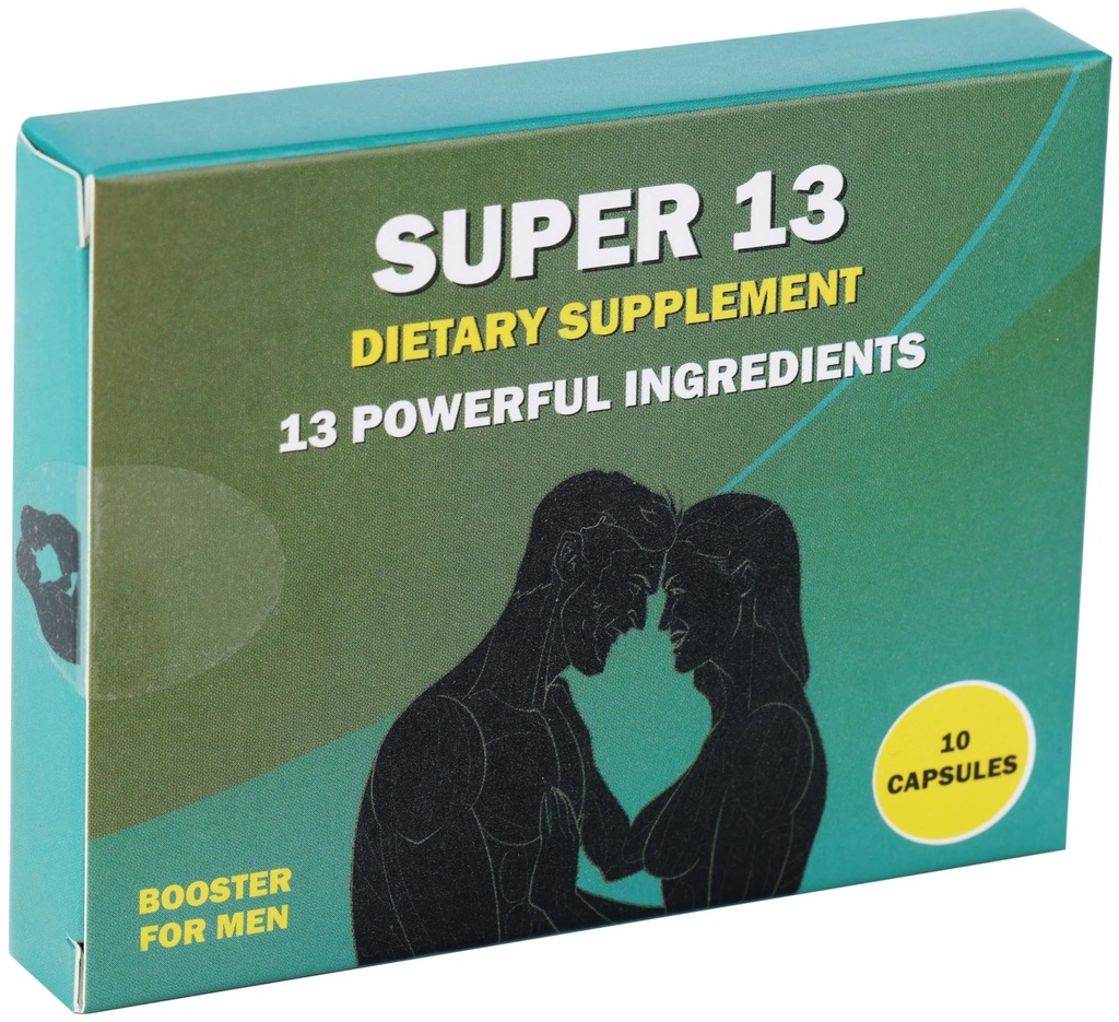 Super 13 Fast Acting Herbal Male Supplement for Men.
