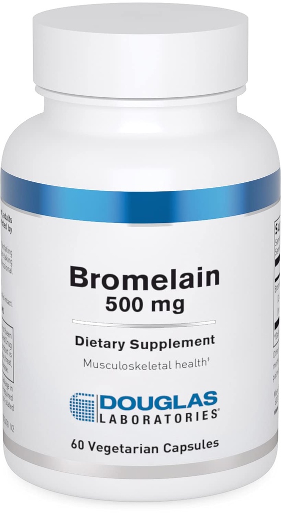 Laboratorium Douglas Bromelain Bro4; 500 mg - Mendukung Sistem Musculoskeletal = 124; 60 Kapsul