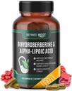 Refined Root Dihydroberine 300mg with Alpha Lipoic Acid 600mg Suplement - Extra Strength Berberine Support with Alphaby-Lipoic Acid (ALA) - Advanced Dihydroberberberline for Optimal Health