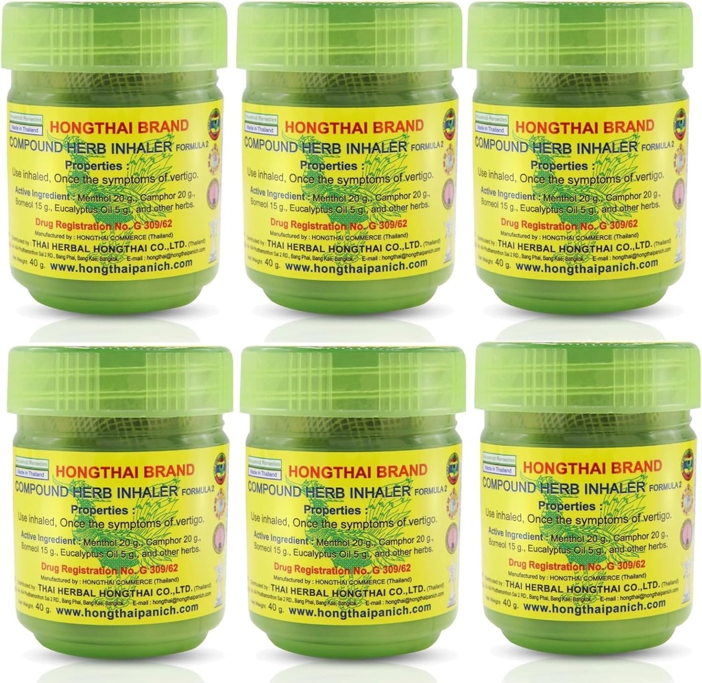 Hong Thai Tradisional Thai 10G 6 Bottles