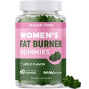 Lemak Gummies Burner untuk Wheight Los 124; Green Tea, Green Coffee Bean, Garcinia Camigia & Ketones & Ke4; Fat Burners untuk Women Weight Los Gummies 124; Green Tea Fat Burner Suplemen 124; 60 Count