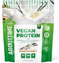 Tentang Powder Protein waktu 22g Vanilla, Natural Ingreations, Non-GMO, Plant Based, Gluten Free, Soy Free, Dairy Free, 32 Servings