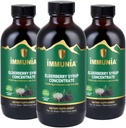 Immunia Elderberry Syrup membantu Strengthen The Immune Syrup. Elderberry konsentrasi dengan Elderflower, Thyme dan Peppermint. Tidak ada gula tambahan rasanya lezat 24 hari / botol (3-Pack)