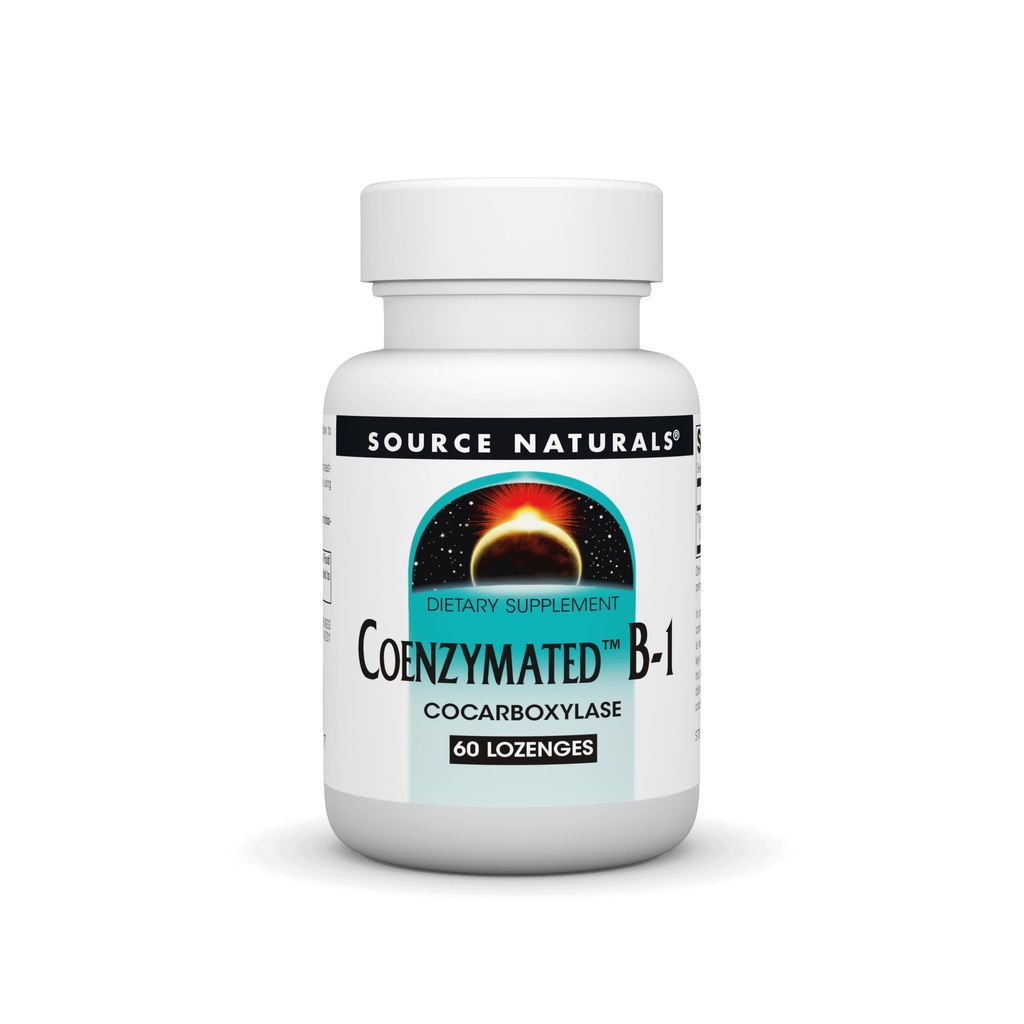 Sumber Koenzim B-1 25mg Akting Cepat Thiamin Cocarboxylase Quick- Dissolve - 60 Lozenges