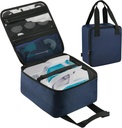 Beautyflier Nose Cleaner Storage Bag, Travel Safety Case for Navage Nasal Irrigation System, Countertop Caddy Pordable Neti Pot Carrying Case, Protect Nose Cleaner Bag dengan Handle Strap (Bag Only)