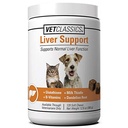 Vet Classics Liver Dukung Pet Health Suplement for Dogs, Cats - Liver Functions - B- Vitamin, Glutathione, Milk Thistle - Soft Tablet, Chews - 120 Soft Chews