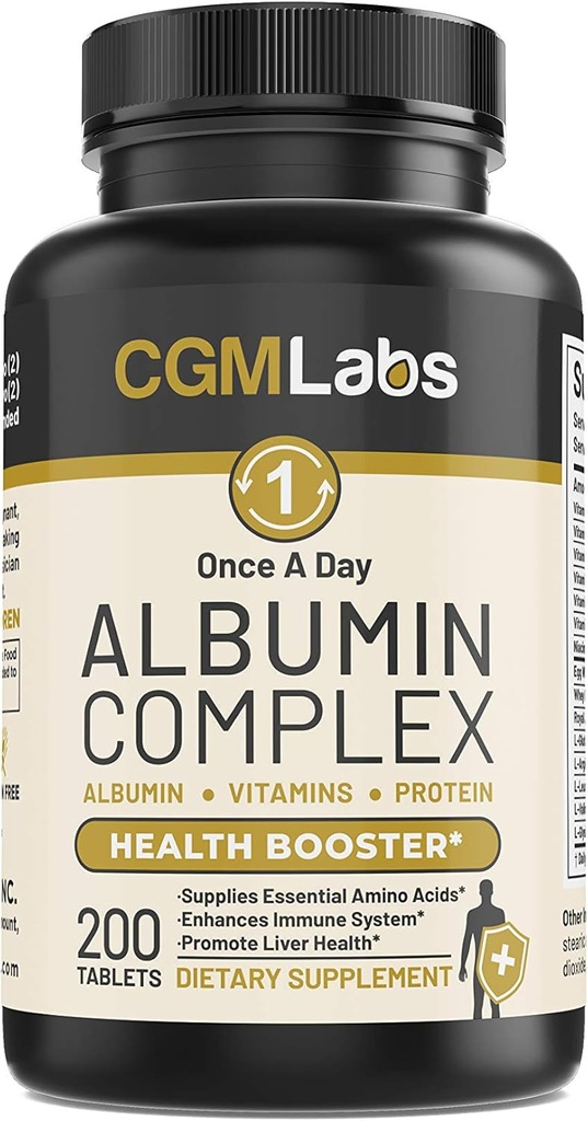 Suatu hari Kompleks Albumin Albumin Putih Egg, Whey Protein, Royal Jelly, Esculate Acids - 200Tablet
