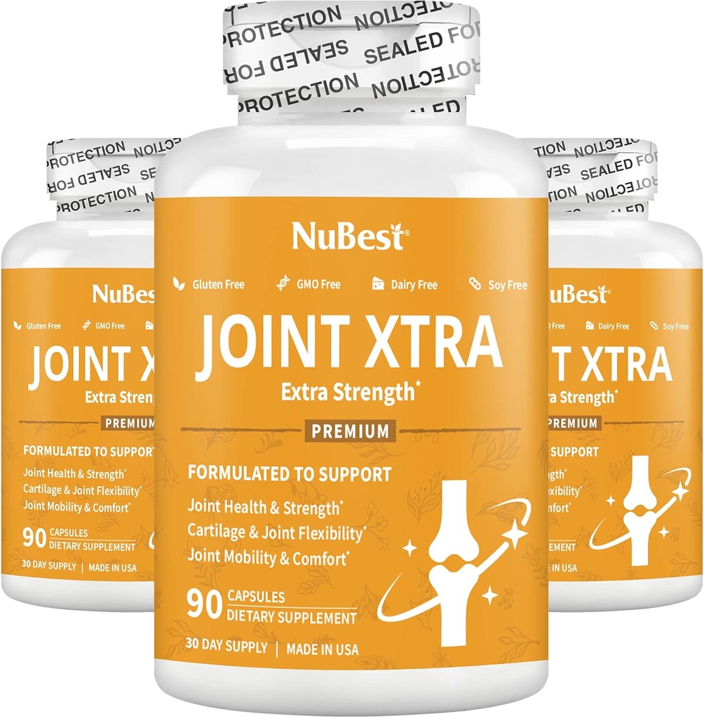 Tambahan Dukungan Xtra Advanced - Kekuatan Gabungan Formula dengan Glucosamin, Chondroitin, Turmeric, MSM & Boswellia untuk Gabungan & Kartilage Kesehatan, Fleksibilitas, Mobilitas & Comfort (Paket 3)