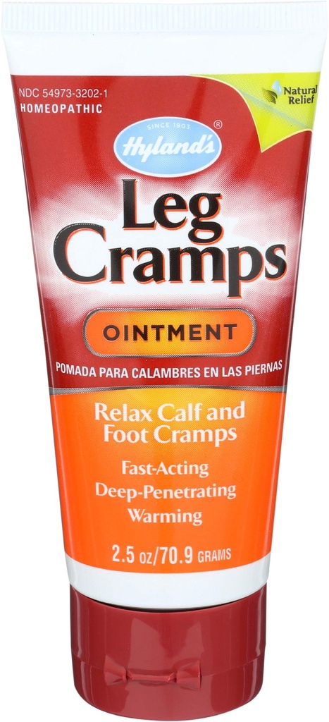 Kekurangan kaki Hyland, Kejang Kaki Arnica Gel Penjepit Kaki, Bantuan Alam dari Calf, Kaki dan Kram, 2,5 oz