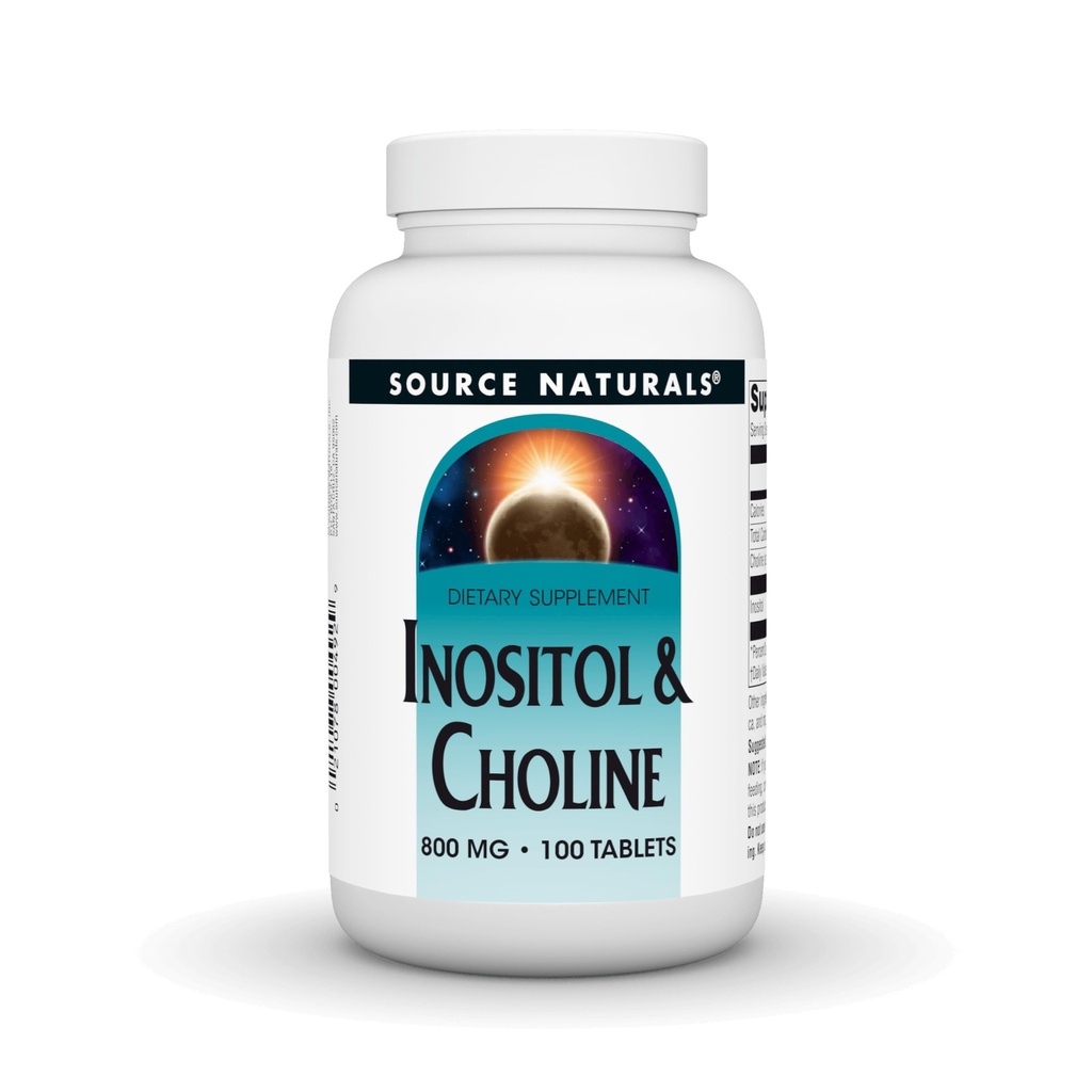 Sumber Fungsi Inositol & Chooline 800 mg Mendukung Fungsi Nerve Sehat - 100 Tablet