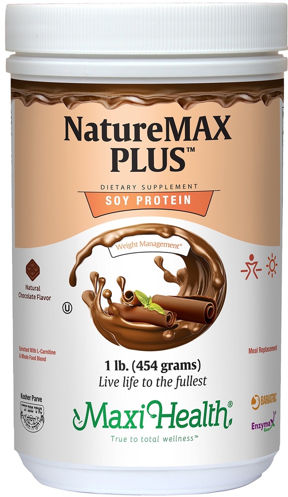 Maksimum Kesehatan NatureMAX Plus Dukungan Energi Minum Powder Protein Soy