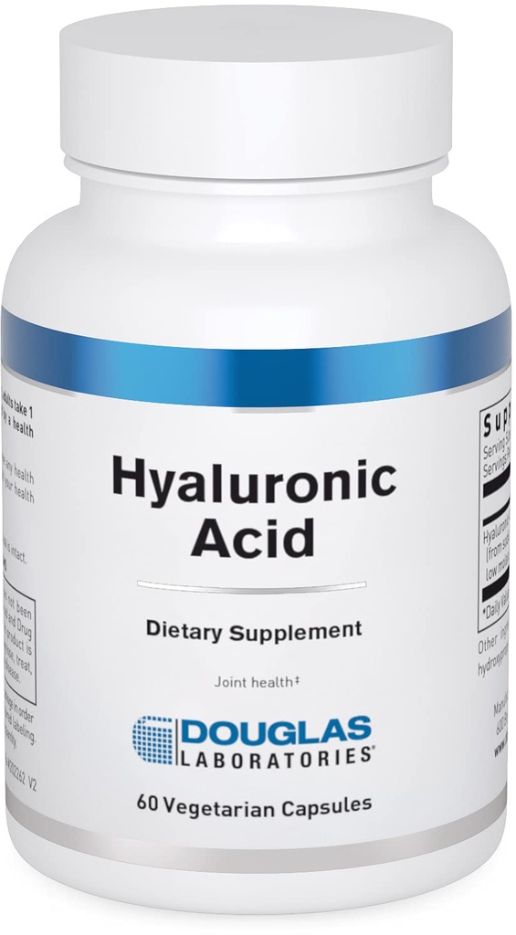 Laboratorium Douglas Hyaluronic Acid 124; 70 mg Hyaluronic Acid untuk Gabungan dan Kesehatan Skin 124; 60 Capsules