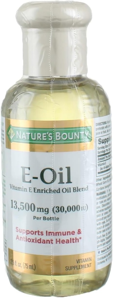 Nature 's Bounty Vitamin E- Oil 30.000 IU (Topik atau Oral), 2,5 Ounces (3)