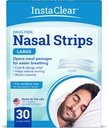 Strips Nasal Breathing, Clear Large 30 ct 124; Works Instantly, Nasal Contraffic Relief, Stop Snoring, Cold & Allergy