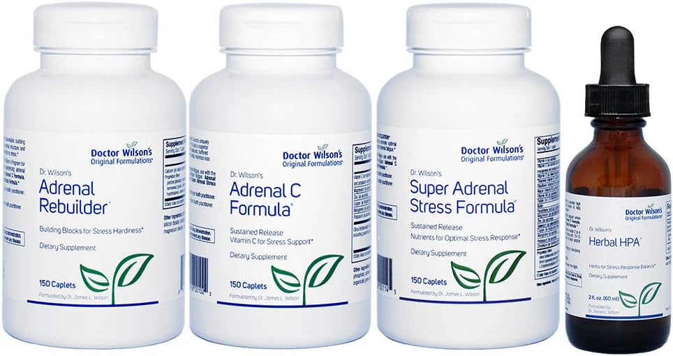Peralatan Protokol Adrenal Fatigue Dr. Wilson untuk Dukungan Adrenal HPA Besar