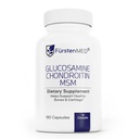 FürstenMED Glucosamin Chondroitin MSM Suplement - Chondroitin & Glucosamine Nuttrationals Sualth - Dukung Kesehatan Kompak Normal dengan Vitamin C - 180 Capsules