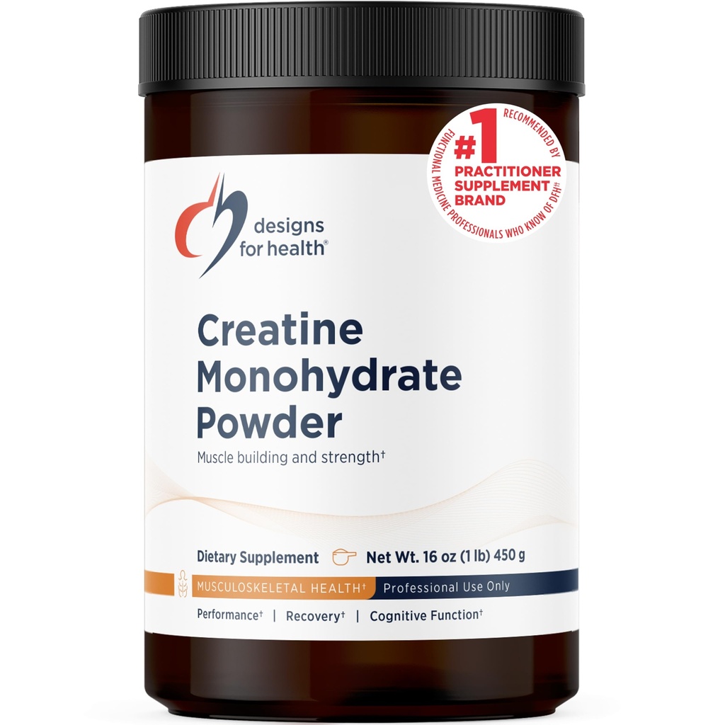 Design untuk Health Creatine Monohydrate Powder - Micronized Creatine Creatine Powder for Women & Men to Dukung Muscle Strength, Exercise + Brain Health, Creatine Monohydrate Pure 5g (90 Servings)