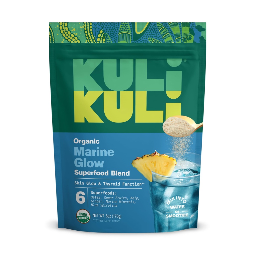 Kulli Kuli Organik Marine Glow Superfood Blend, 6 OZ