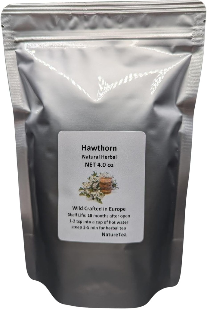 Hawthorn - Crataegus laevgata Loose Leaf & Flower C / S dari 100% Alam (8 oz)