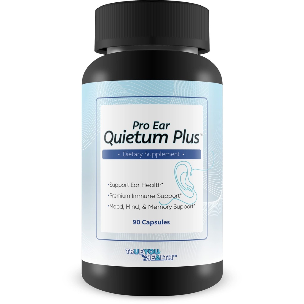 Pro Ear Quietum Plus - Support Telinga Alam untuk Sistem Auditory Kesehatan Propinsi - Aid Inner Ear & Middle Ear Health - Dukung Ear Ringing & Buzzing