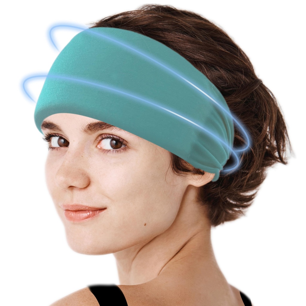 Crimmy Migraine Headache Relief Cap, Cooling Gel Headband Neck Chack Hat Mask, Soothing Ice Pack Head Cold Compress for Tension Stress & Hangover
