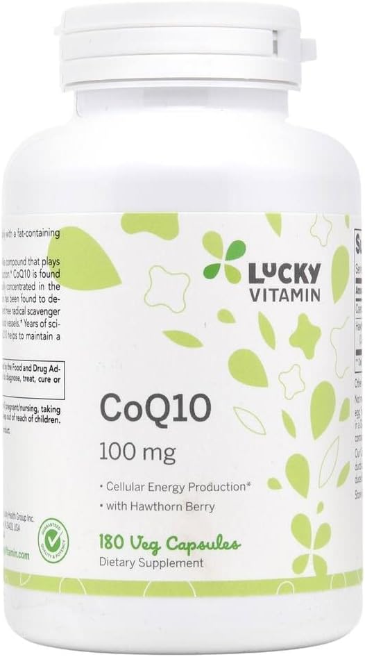 Beruntung Vitamin-CoQ-10 dengan Hawthorn Berry 100 mg.