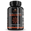 The ENCLARE NUTRITISI 10 dalam 1 Imune Support Booster dengan Echinacea, Vitamin C dan Zinc, Turmeric, Ginger, B6, Elderberry untuk Dewasa Pertahanan Vitamin, dibuat di USA Veg Cap 60 Ct (1)